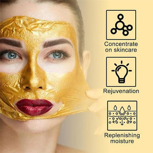 Retinol gold mask deep moisturizing brightening anti-aging lifting oil tear-off